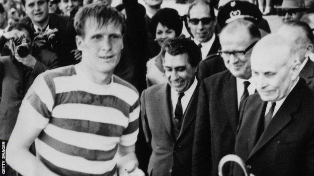 Celtic captain Billy McNeill in 1967