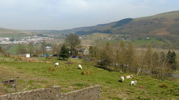 Farmland overlooking the High Street