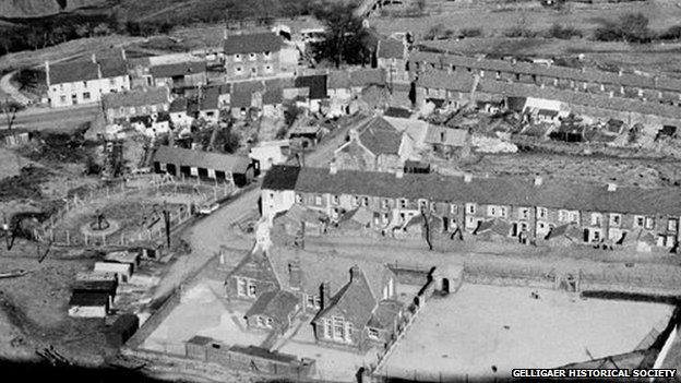 Troedrhiwfuwch as it once looked