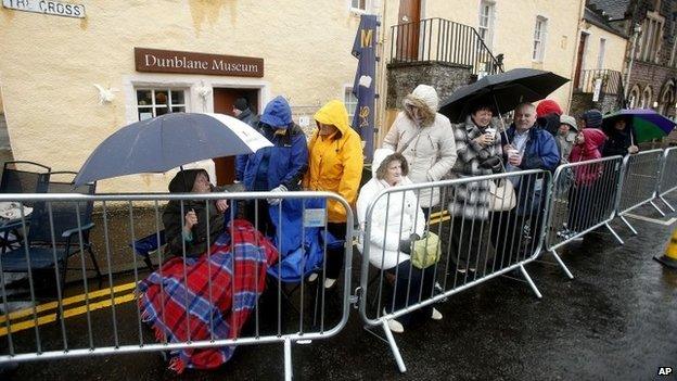 Fans in Dunblane