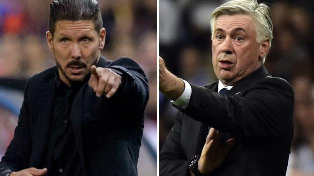 Diego Simeone and Carlo Ancelotti