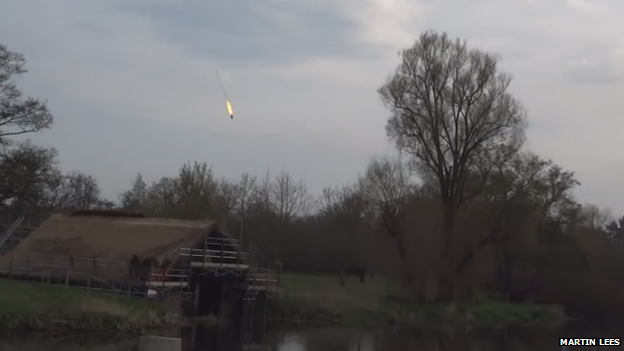 Projectile from Trebuchet Fireball Spectacular