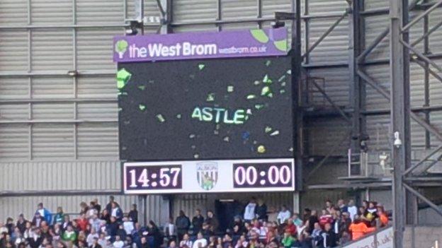 Big screen in the Smethwick End