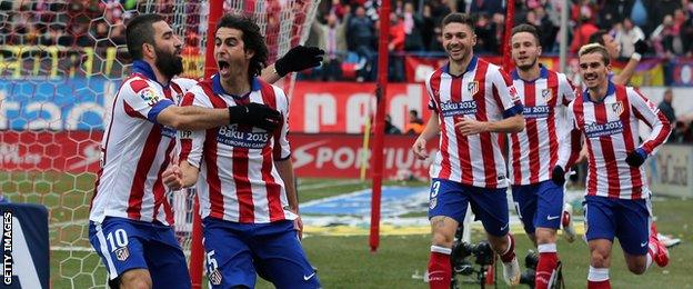 Atletico Madrid 4-0 Real Madrid