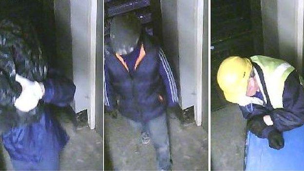 CCTV images from Hatton Garden