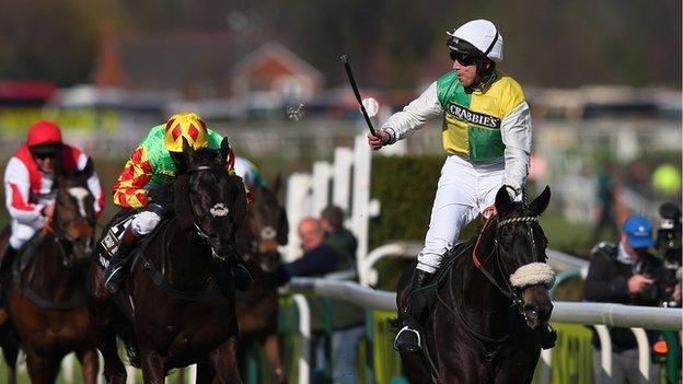 Leighton Aspell wins aboard Many Clouds