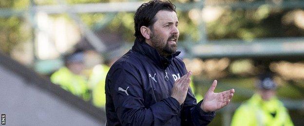 Dundee manager Paul Hartley