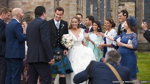 Andy Murray and Kim Sears