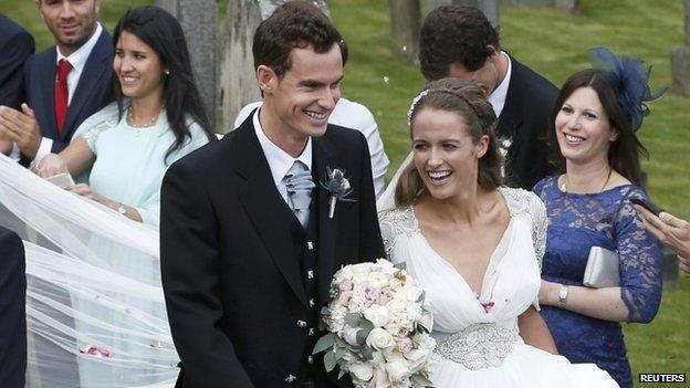 Andy Murray and Kim Sears