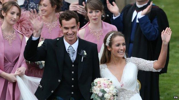 Andy Murray and Kim Sears