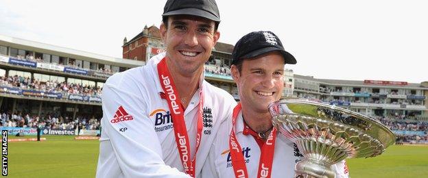 Kevin Pietersen and Andrew Strauss