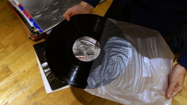 A vinyl album