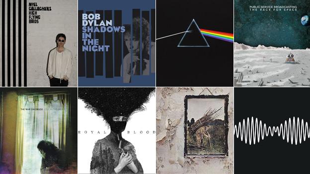 Noel Gallagher, Bob Dylan, Pink Floyd, Public Service Broadcasting, War on Drugs, Royal Blood, Led Zeppelin and Arctic Monkeys