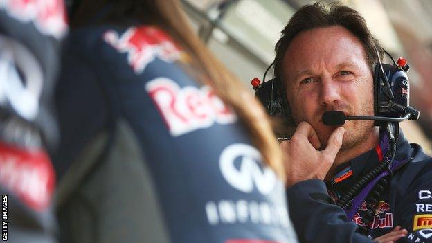 Red Bull team principal Christian Horner