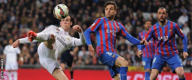 Gareth Bale in action for Real Madrid