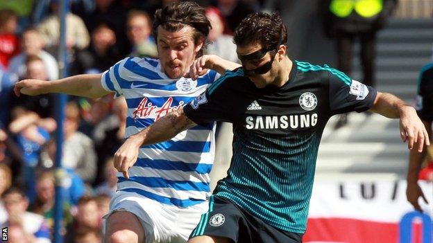 Joey Barton and Cesc Fabregas