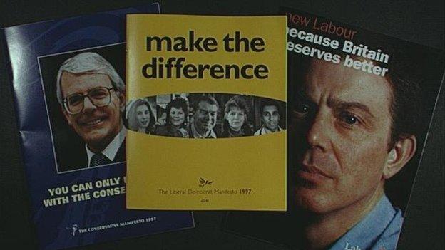 1997 manifestos