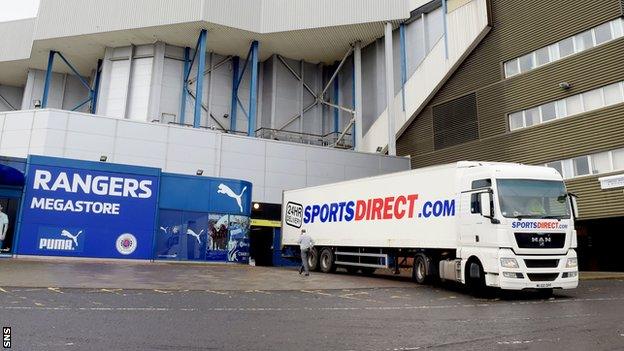 Mike Ashley's Sports Direct benefit from a 75% share of the club's retail income