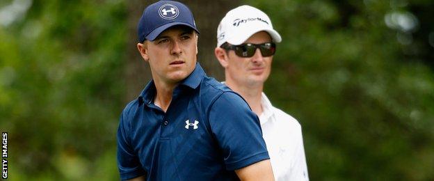 Jordan Spieth and Justin Rose