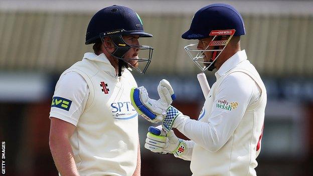 Will Bragg and Glamorgan captain Jacques Rudolph discuss tactics against Leicestershire