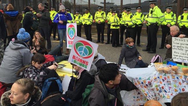 Faslane protest