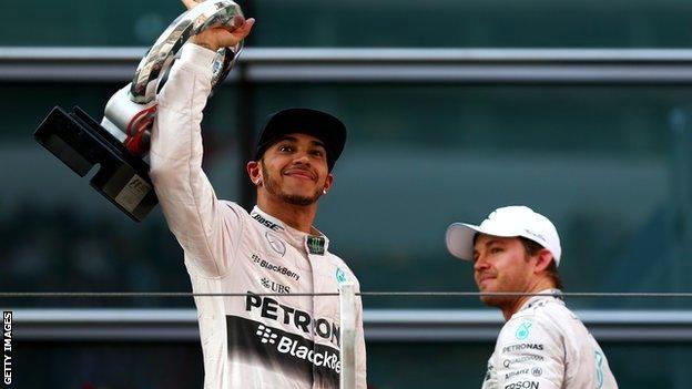 Lewis Hamilton and Nico Rosberg