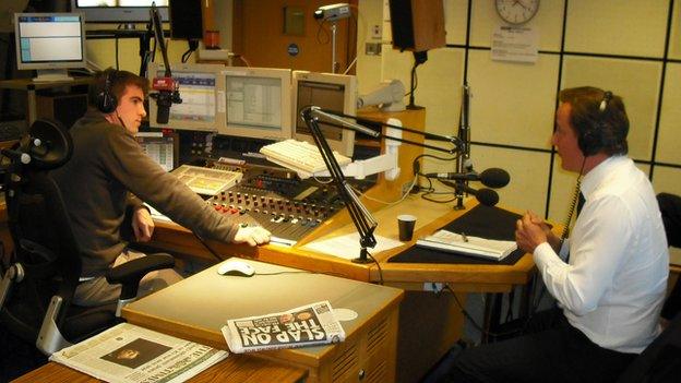 Colin Bloomfield and David Cameron