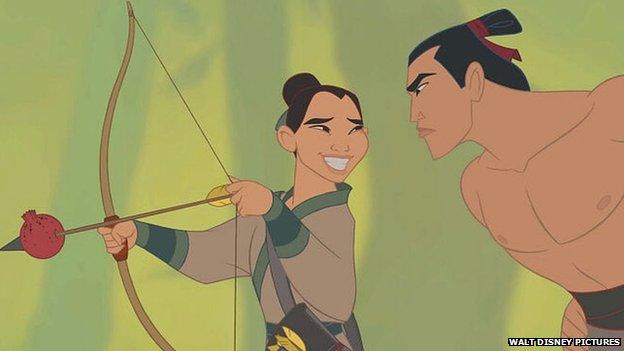 A still from Mulan