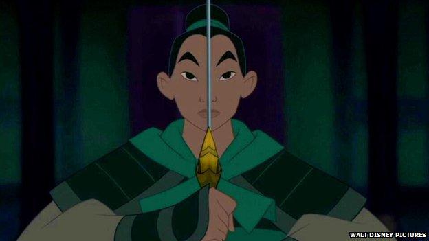 A still from Mulan