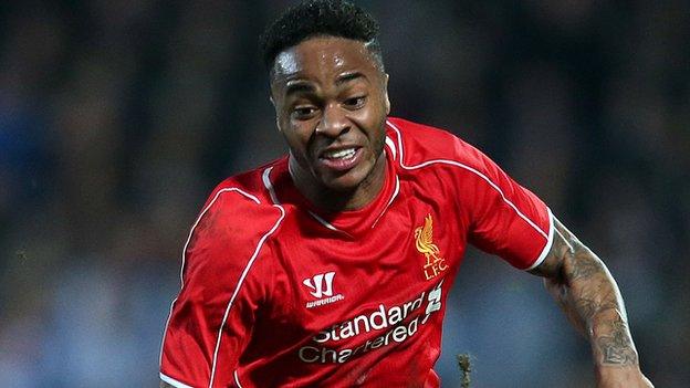 Liverpool forward Raheem Sterling