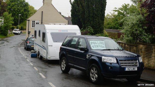 caravan in Little Smeaton, Selby