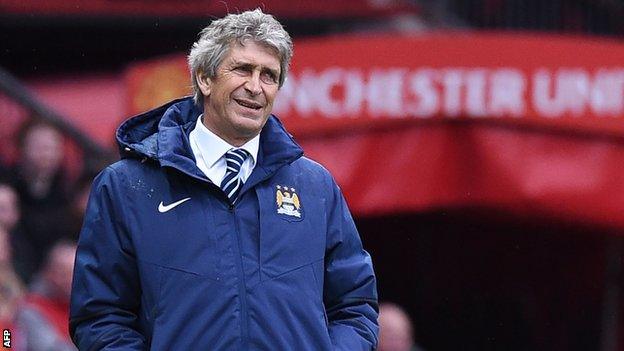 Manchester City manager Manuel Pellegrini