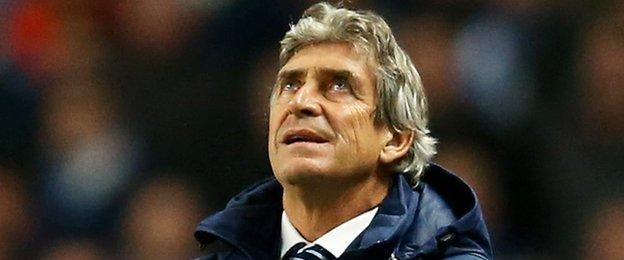 Manchester City manager Manuel Pellegrini