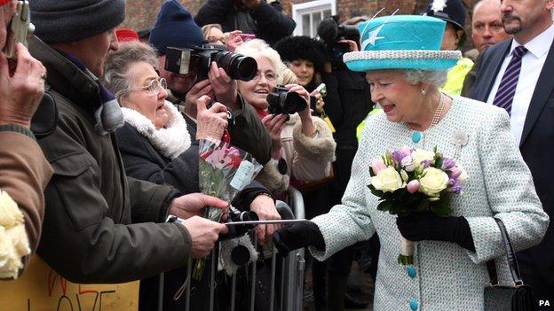 Mary Relph and the Queen