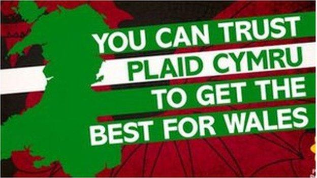 An image used on Plaid Cymru's Twitter page