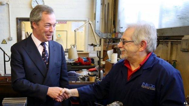 Nigel Farage meets Ivan Concsarevity