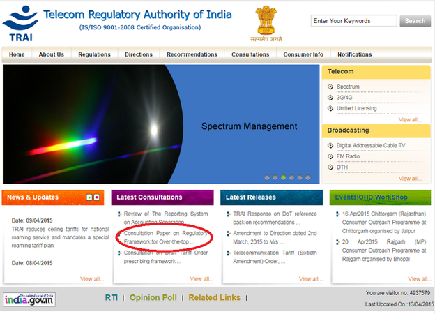 The comedians suggest the regulators aren't publicising the link to the consultation (shown here circled in red)