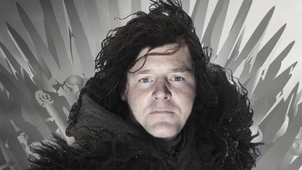 Nick Clegg as Jon Snow from Game of Thrones