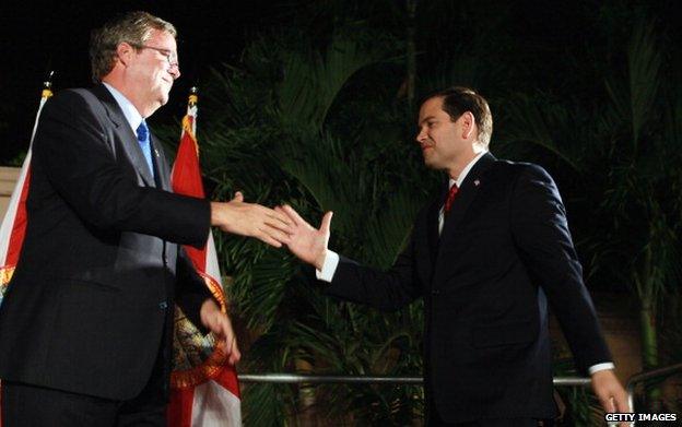 Jeb Bush and Marco Rubio