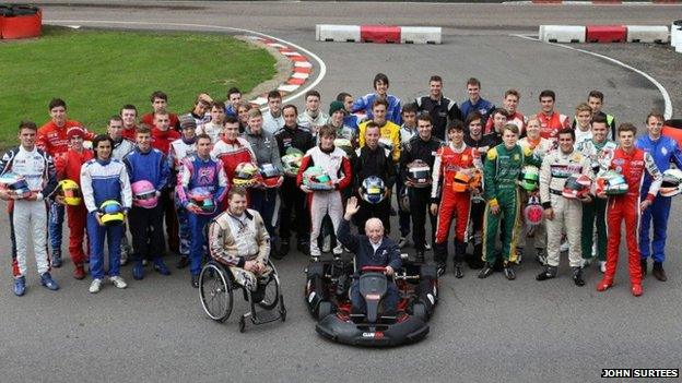 John Surtees at Buckmore Park