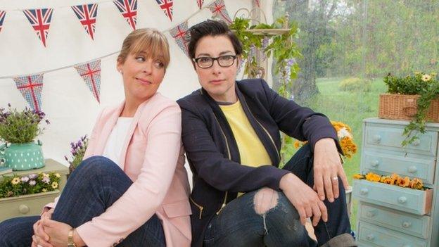 Mel Giedroyc and Sue Perkins