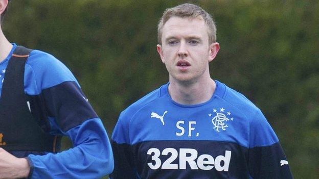 Newcastle's Shane Ferguson joins Rangers training