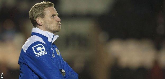 St Mirren manager Gary Teale