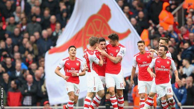 Arsenal's Emirates stadium