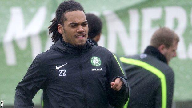 Jason Denayer trains ahead of Wednesday's game against Kilmarnock