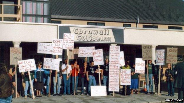 People protesting