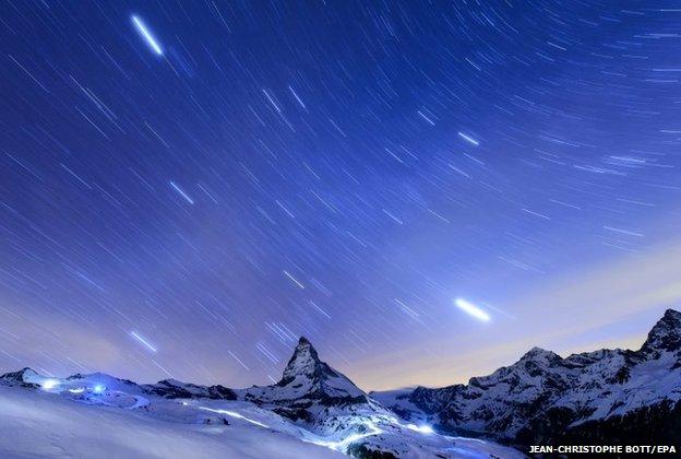 Matterhorn mountain, seen from the Riffelberg area, in Zermatt, Switzerland