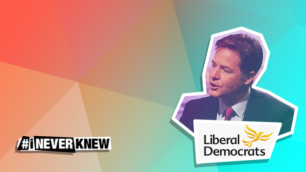 Nick Clegg is leader of the Liberal Democrats...