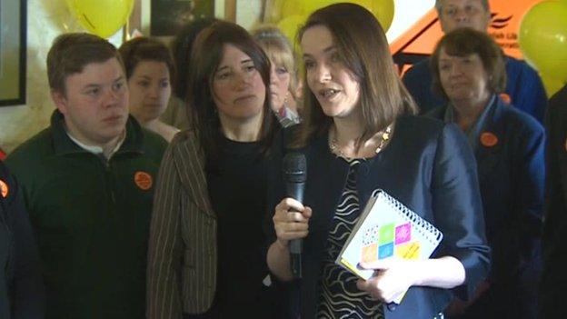 Kirsty Williams launches the Welsh Lib Dems 2015 election manifesto