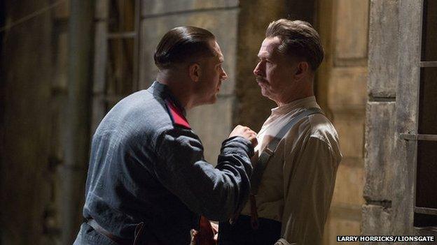 Tom Hardy and Gary Oldman in Child 44